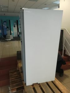 Sťahovanie trezora 1200 kg cez 3 schody