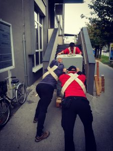 Vynáška trezora 950 kg
