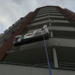 vytiahnutie sedacky na 11 poschodie